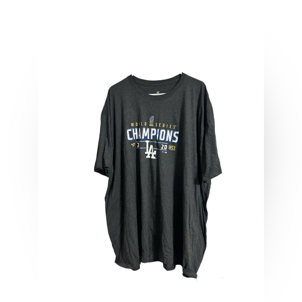Men’s Los Angeles Dodgers 2020 World Series Champions Tee Size 4XL